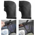 Motorcycle Handlebar Windproof Pu Winter Thick Warm Handlebar Muffs Thermal Cover Gloves Universal For Motorcycles Scooters - Gl