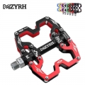 Mzyrh Bike Pedals 14 Color Ultralight Aluminum 3 Sealed Bearings Road Bmx Mtb Pedals Non-slip Waterproof Bicycle Accessories - B