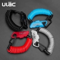 ULAC Mini Bike Locks Fold Backpack Helmet Bicycle Motobicycle Cable Lock 3 Digit Combination Anti theft 1200mm Bike Bicycle Lock