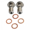 2 Pcs Motorcycle Stainless Brake Banjo Screw M10*1.25mm|Nuts & Bolts| - ebikpro.com