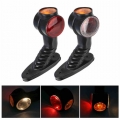 24V LED Marker Side Light Elbow Outline External Light for Truck Trailer Caravan 2pcs Red Amber White Waterproof|Truck Light Sys