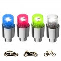 2Pcs LED Car Bike Wheel Tire Tyre Valve Dust Cap Spoke Flash Lights Car Valve Stems & Caps Accessories|Valve Stems & Cap