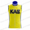 2021 Team KAS Cycling Jersey Sleeveless Lightweight Retro Cycling Vest Men Breathable Road Race Bike Clothing MTB Gilet Maillot|