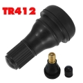 5/10/25/100Pcs TR412 Snap in Car Tubeless Tyre Valve Stems Rubber Copper Vacuum Tire Air Valve for Auto Motorcycle Moto|Valve St