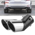 63mm For Racing Car Exhaust Pipe Muffler Outlet Tip Trims Decorative Retrofit Kit Off Road 4x4 Automotive Accessories Universal|