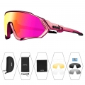 2021 5 Lens Polarized Glasses Women Men Road Bike Sunglasses Cycling Mountain Bicycle Driving Fishing Retro Eyewear Sports Mtb -