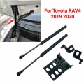 Car Front Engine Cover Hood Lift Supports Rod Arm Gas Spring Shock Damper Strut Bars For Toyota Rav4 2019 2020 - Strut Bars - Of