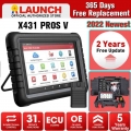 Launch X431 Pros V Car Diagnostic Tools Obd2 Scanner Automotive Tools Obd Auto Diagnostic Scanner 2 Years Update -