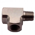 Mild Steel Adapter T Tee Fitting 1/8" Bspt For Air Oil Water Pressure Sensor Gauge - Oil Pressure Gauges - ebikpro.com