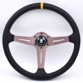 Italy Nd 380mm/15inch Racing Car Real Leather Drifting Steering Wheel