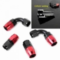 4 Pcs An6 0 Degree 90 Degree Swivel Oil Fuel Air Gas Line Hose End Fitting - Hoses & Clamps - ebikpro.com