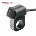 Motolove 12V Waterproof Motorcycle Switch Aluminium Alloy Handlebar Headlight Switch Motorcycles Switches 2 Wires 22mm|Motorcycl