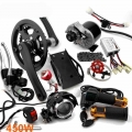 (upgrade) 48v 450w Electric Mountain Bike Conversion Kit Electric Bicycle Middle Drive Motor Kit Throttle With Battery Indicator