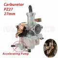 PZ27 Carb Cable Choke 27mm accelerator Pump Carburetor For KEIHI 140 150 160 200cc Dirt Bike ATV Quad GO Kart|Carburetor| - Of