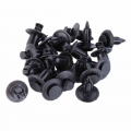 2021 New 20pcs/lot 6mm and 8mm Car Motorcycle Fairing Clips Rivets Hole Fastener Panel Black for Suzuki Hot Selling New|Electric