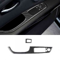 2pcs Real Carbon Fiber Door Casement Lift Switch Cover Trim For Bmw 3 Series E92 Coupe Door Window Switch Trims - Interior Mould