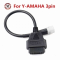 Best Quality OBD Motorcycle Cable For Y amaha 3 Pin/4 Pin Plug Cable Diagnostic Cable 3Pin/4Pin to OBD2 16 pin Adapter|Car Diagn