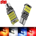 2pc T10 W5w T15 W16w Car Led Lights Canbus No Error 4014smd For Car Interior Accessories Lamp Tail Reverse Light 6000k White 12v