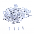 100/200pcs Aluminum Alloy Mtb Bike Bicycle Brake Cable Tips Bicycle Brake Shifter Inner Cable Tips Wire End Cap Crimps Sliver -