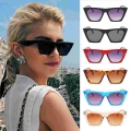 1 Pair Square Frame Sunglasses Trendy Style Design Luxury Man/Women Eye Sun Glasses Vintage UV400 Protection Eyewear|Motorcycle