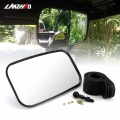 UTV Center Rear View Mirrors Convex Wide Vision Side Mirrors 1.5" 1.75" 2" Bar Suitable for Polaris Ranger RZR Ca