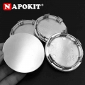 4pcs Flat Surface 65mm Car Wheel Cap Rim Hub Caps Cover Car Styling Accessories - Wheel Center Caps - ebikpro.com