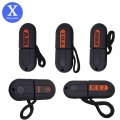 Xinyuexin Pill Key Shell Fob Fit For Vw 16v Vr6 Tdi Mk2 Golf G60 Key Hu49 Uncut Blade With Led Lighting Key No Logo Car Styling