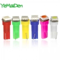 10 Pieces Car Instrument Lights T5 Led Bulb 5050 Smd Dashboard Warning Indicator Light 12v 6000k Led T5 Red White Yellow Blue -