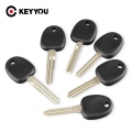 KEYYOU 10X Transponder Key Blank For Hyundai Accent Sonata NF Elantra IX35 Tucson Verna Car Key Shell Case Replacement No Logo|C