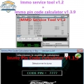 2020 Immo Pin Code Calculator V1.3.9 For Psa Opel Fiat Vag Unlocked With Immo Service Tool V1.2 Pin Code And Immo Off Works - Di