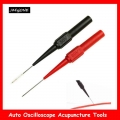 2pcs/set Auto Oscilloscope Acupuncture Tools Car Multimeter Test Lead Extention Back Piercing Needle Tip Probes Diagnostic Tools