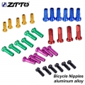 ZTTO 60pcs MTB Bike Road Bicycle Nipples 14G 2.0 14mm 2.0mm Ultralight High strength Aluminum alloy Colorful Spokes Nipple|Bicyc