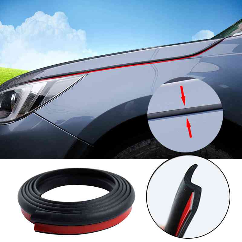 Car Hood Rubber Seal Strips Trim Noise Insulation For Toyota Corolla ...